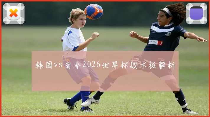 韩国vs南非2026世界杯战术板解析